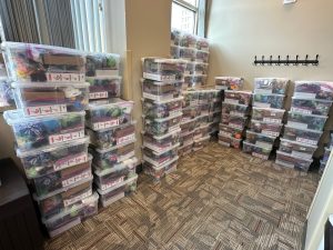 stacks of regulation toolkit bins